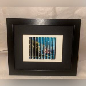 Kinoptic Art “Cliff & Cave" by Julio Amaro 1995 Signed/Framed